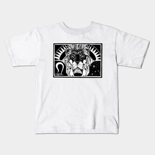 Majestic Lion's Head Design 1918 Bernard Willem Wierink Kids T-Shirt